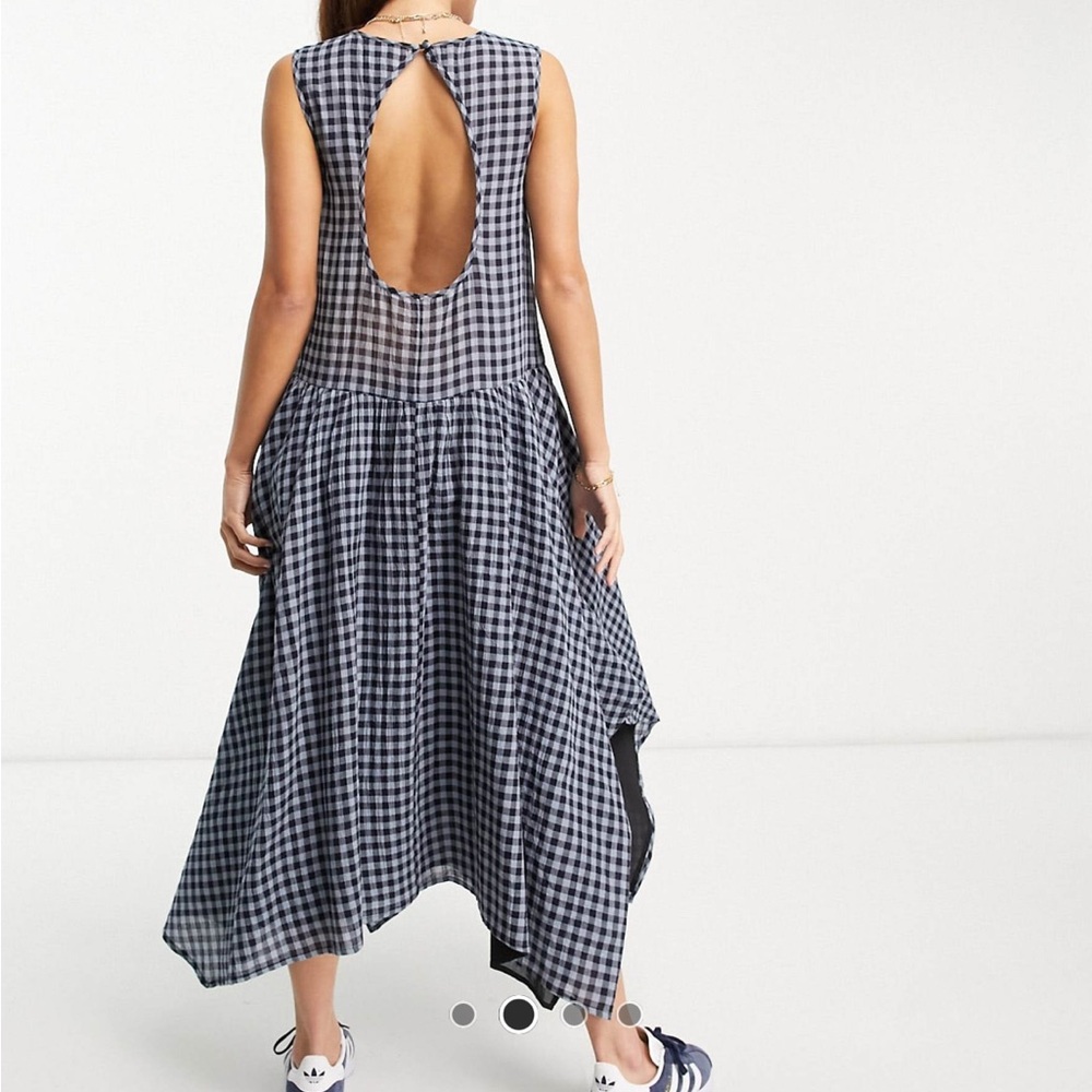 Gingham maxi Dress